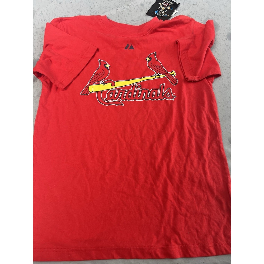 New MLB St Louis Cardinals Albert Pujols Shirt Youth‎ Size Large 14/16